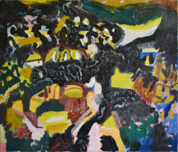 2015 Landscape with Houses nr. 20 80x100cm.