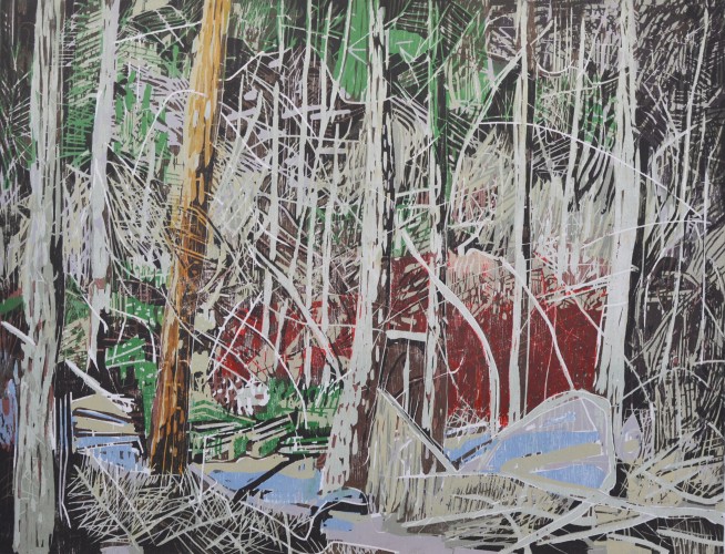 1992 Forest 65x86cm.