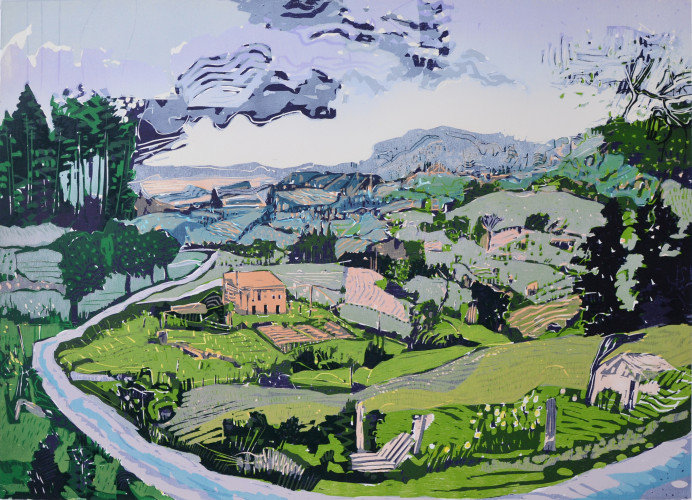 2008 French Landscape 67x92cm.