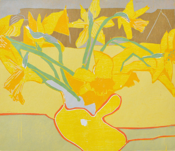 1992 Daffodils 32,5x38cm.