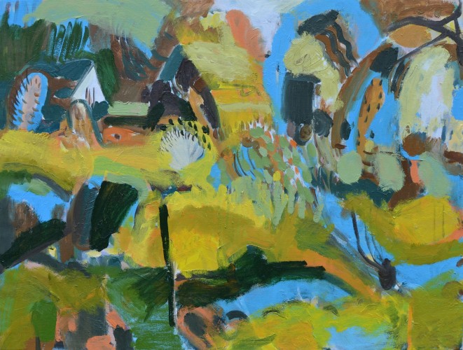 2021 Three Farmhouses nr.170 75x100cm.