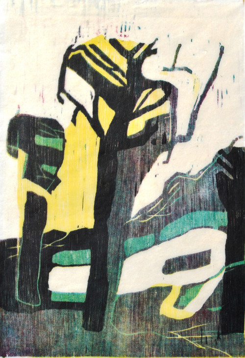 1981 Two Trees 31,3x21,4cm.