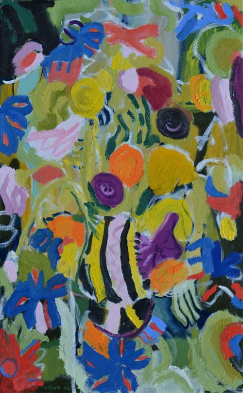 2022 Flowers in a Vase 100x60cm. 