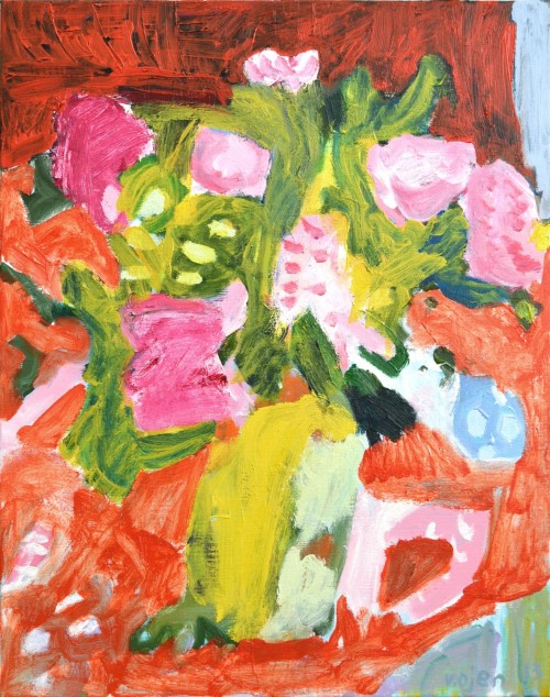 2013 Flowers in a Vase (4)   70x55cm.